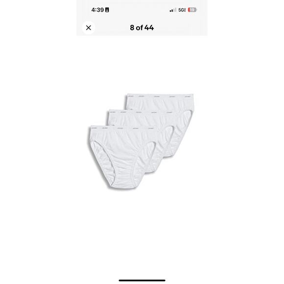 Jockey 3-Pack French Cut Cotton Classic Comfort Underwear Size 10 (20W - 22W) - Picture 2 of 6